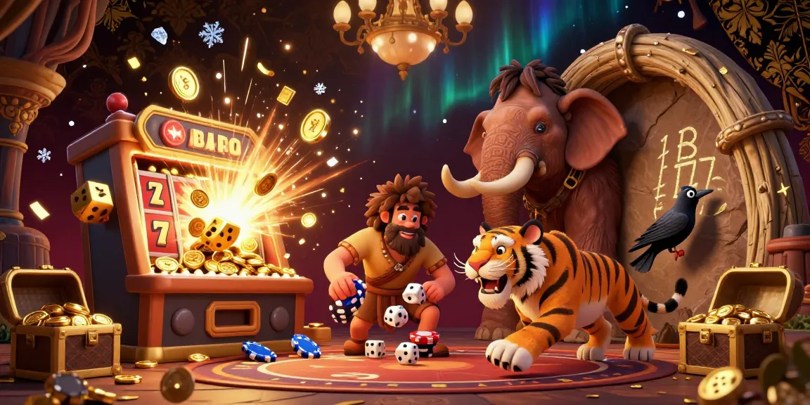 Experience the thrilling games at nhà cái 78win in a vibrant 3D casino scene filled with excitement and rich elements.