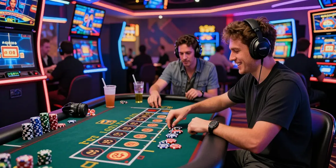 Engaged player enjoying a vibrant gaming session at LC88.COM virtual casino with interactive roulette and dynamic game graphics.