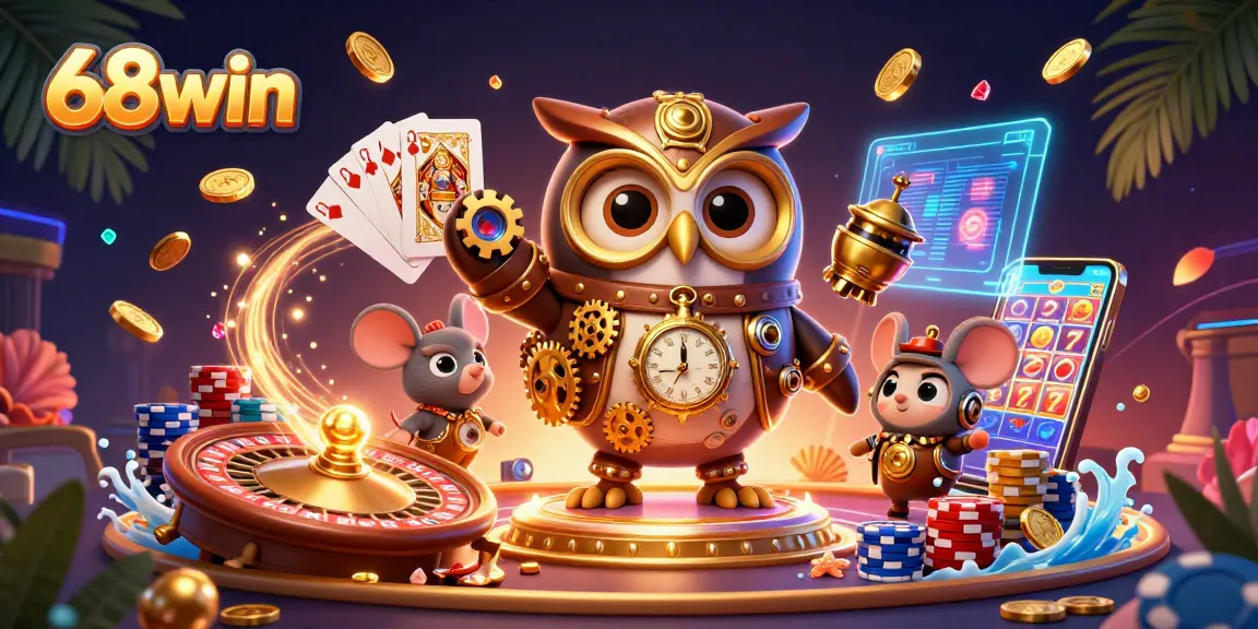 Experience the excitement of 68win as it combines futuristic elements with classic casino games.