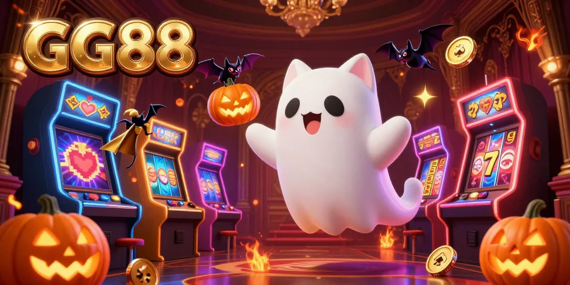 Experience the excitement of GG88 in a vibrant cartoon casino filled with games and magic.