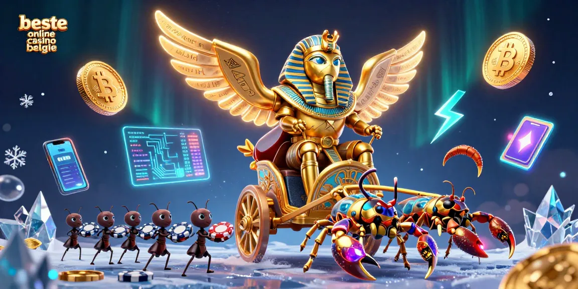 Engage with the best online casino belgie showcasing a dynamic 3D casino scene full of excitement.