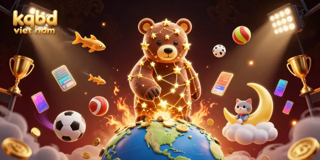 Engage with kqbd viet nam live soccer betting and analysis in an immersive 3D illustration.