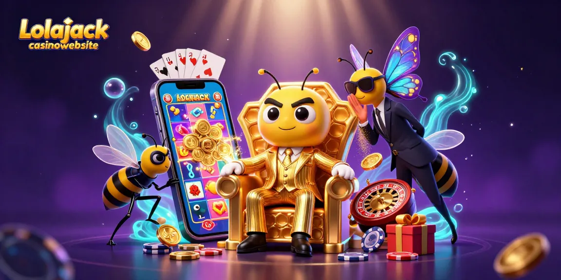 Engage with the thrilling Lolajack casinowebsite experience featuring a 3D animated mob boss and exciting casino elements.