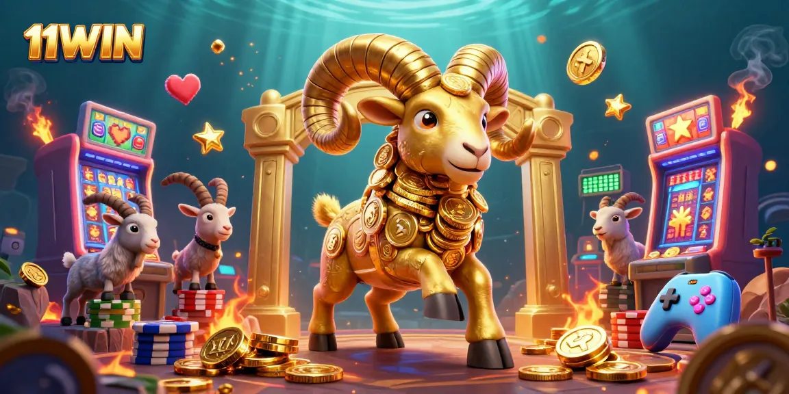 Experience thrilling casino fun with 11WIN, showcasing a dynamic scene filled with vibrant gaming elements.