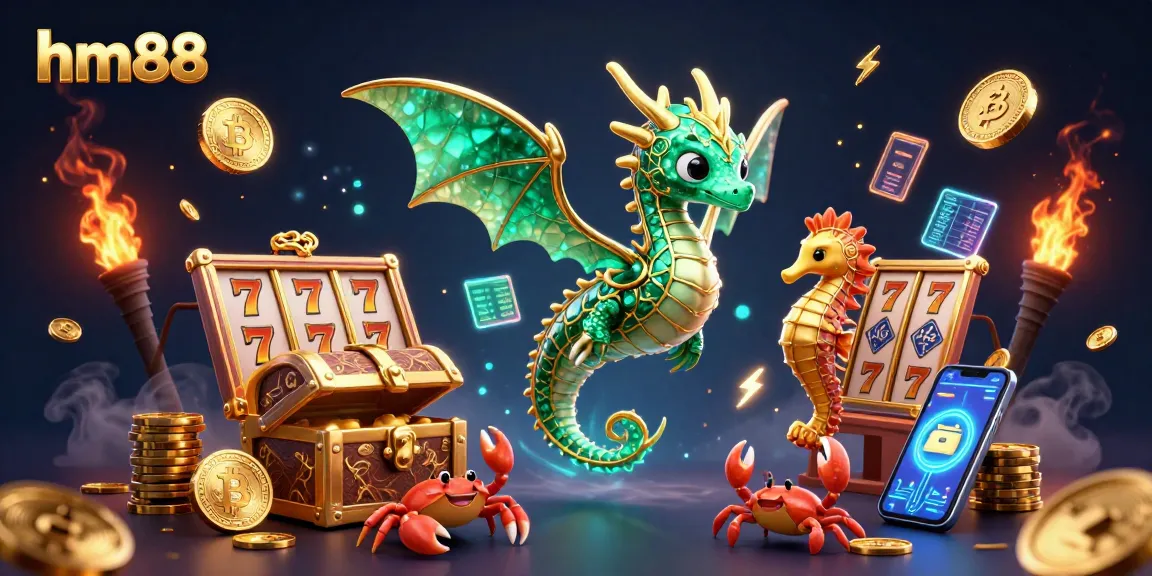 Experience thrilling gaming with hm88's dazzling slot machines and alluring treasures.